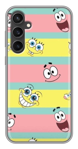 Чехол с печатью "Мордашки" для Samsung Galaxy S23 FE