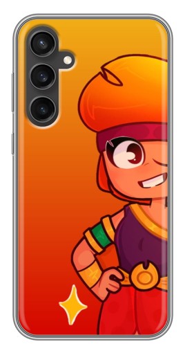 Силиконовый чехол с изображением "Мультяшная Амбер" для Samsung Galaxy S23 FE