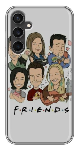 Чехол с принтом "Мультяшные Друзья" для Samsung Galaxy S23 FE