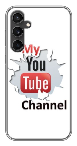 Чехол с принтом "My YouTube" для Samsung Galaxy S23 FE