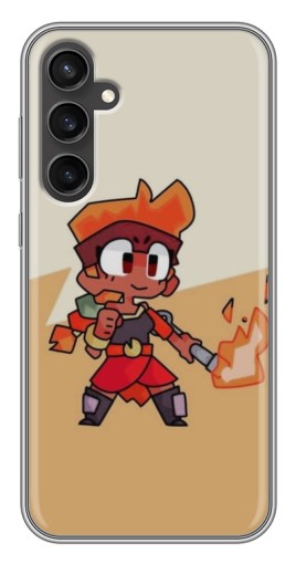 Чехол с картинкой "Нарисованная Amber" для Samsung Galaxy S23 FE