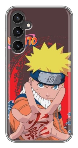 Силиконовый чехол с изображением "Naruto атакует" для Samsung Galaxy S23 FE