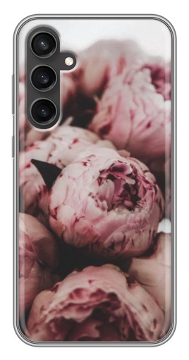 Чехол с картинкой "Нежные пионы" для Samsung Galaxy S23 FE
