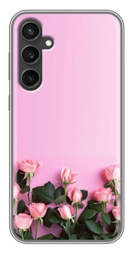 Чехол с картинкой "Нежные розы" для Samsung Galaxy S23 FE