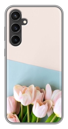 Чехол с картинкой "Нежные тюльпаны" для Samsung Galaxy S23 FE