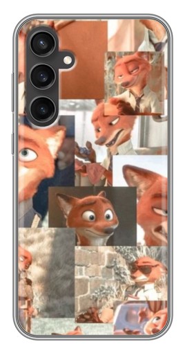 Чехол с печатью "Ник Крутихвост" для Samsung Galaxy S23 FE
