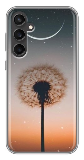Силиконовый чехол с изображением "Ночной одуванчик" для Samsung Galaxy S23 FE