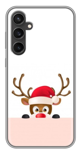 Чехол с принтом "Олень в шапке" для Samsung Galaxy S23 FE