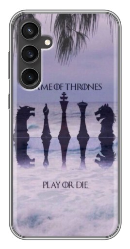 Чехол с печатью "Play or Die" для Samsung Galaxy S23 FE