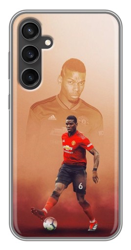 Чехол с картинкой "Pogba с Манчестера" для Samsung Galaxy S23 FE