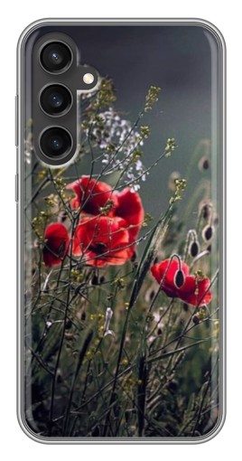 Чехол с картинкой "Поле цветов" для Samsung Galaxy S23 FE
