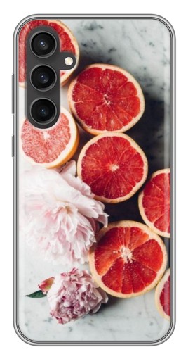 Чехол с печатью "Половинки грейпфрутов" для Samsung Galaxy S23 FE
