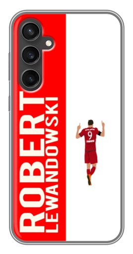Силиконовый чехол с изображением "Поляк Левандовски" для Samsung Galaxy S23 FE