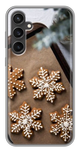 Чехол с принтом "Пряничные снежинки" для Samsung Galaxy S23 FE