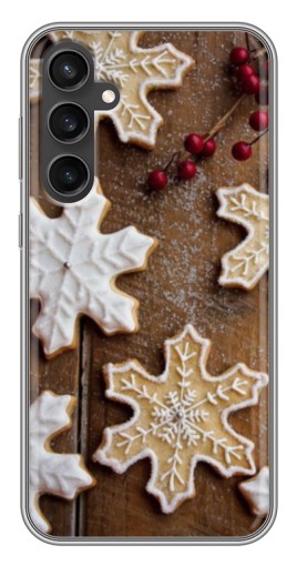 Чехол с печатью "Пряники снежинки" для Samsung Galaxy S23 FE