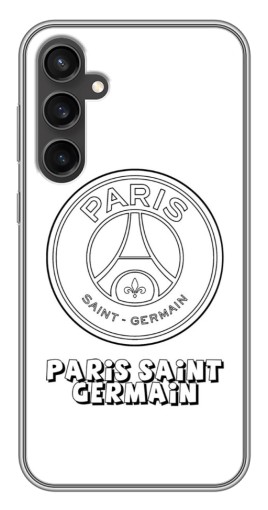 Силиконовый чехол с изображением "PSG логотип" для Samsung Galaxy S23 FE