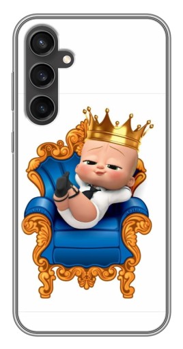 Чехол с картинкой "Ребенок Король" для Samsung Galaxy S23 FE