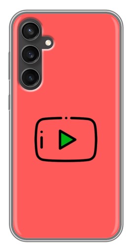Чехол с картинкой "Рисованная кнопка" для Samsung Galaxy S23 FE