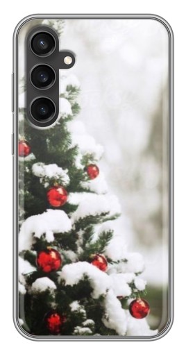 Чехол с картинкой "Рождественская елка" для Samsung Galaxy S23 FE