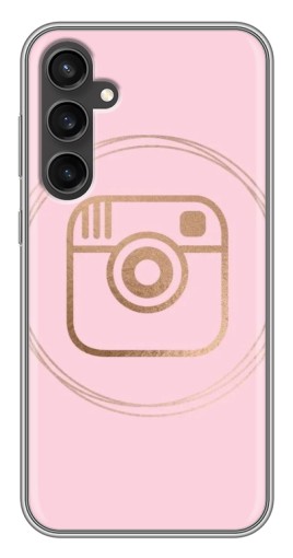 Чехол с принтом "розовый инстаграм" для Samsung Galaxy S23 FE