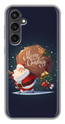 Чехол с печатью "Санта с подарками" для Samsung Galaxy S23 FE