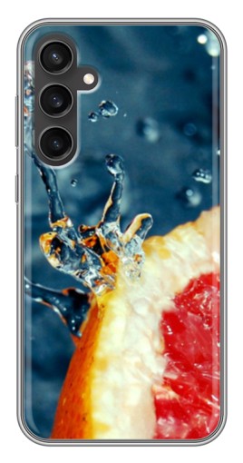 Силиконовый чехол с изображением "Сочный грейпфрут" для Samsung Galaxy S23 FE