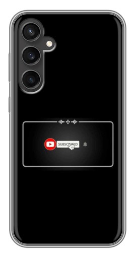 Силиконовый чехол с изображением "subscribed" для Samsung Galaxy S23 FE