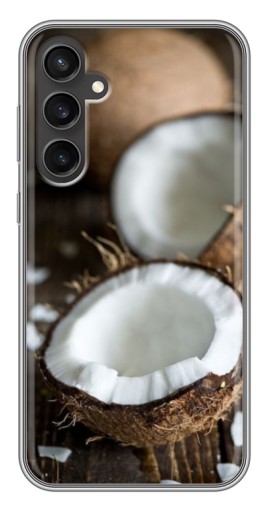 Чехол с картинкой "Свежий кокос" для Samsung Galaxy S23 FE