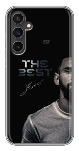 Чехол с печатью "The Best Messi" для Samsung Galaxy S23 FE