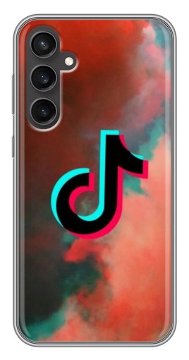 Чехол с печатью "ТикТок в тучах" для Samsung Galaxy S23 FE