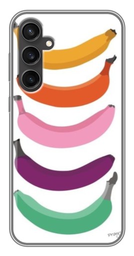 Чехол с принтом "Цветные бананы" для Samsung Galaxy S23 FE