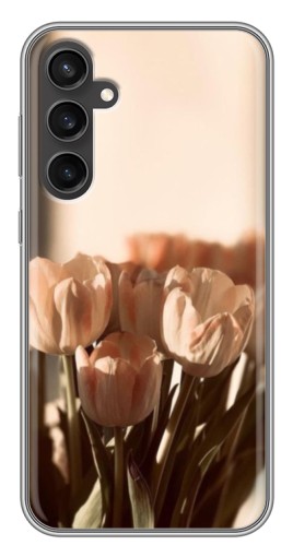 Чехол с картинкой "Тюльпаны на солнце" для Samsung Galaxy S23 FE
