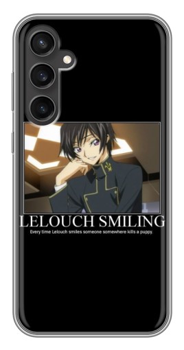 Чехол с картинкой "Улыбающийся Лелуш" для Samsung Galaxy S23 FE