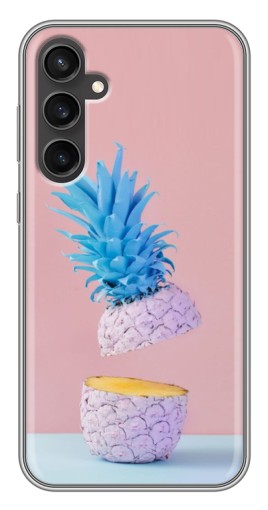 Силиконовый чехол с изображением "Яркий ананас" для Samsung Galaxy S23 FE