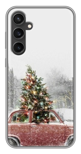 Чехол с картинкой "Елка в машине" для Samsung Galaxy S23 FE