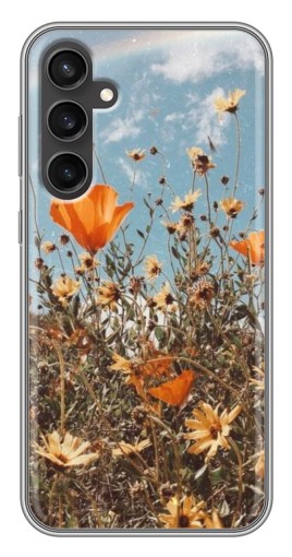 Чехол с картинкой "Желтые цветы" для Samsung Galaxy S23 FE