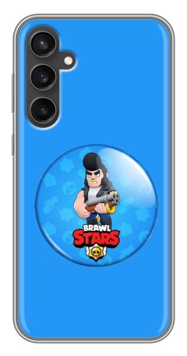 Силиконовый чехол с изображением "Значек Булла" для Samsung Galaxy S23 FE