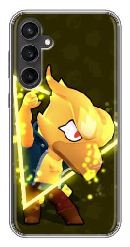 Силиконовый чехол с изображением "Золотой Ворон" для Samsung Galaxy S23 FE