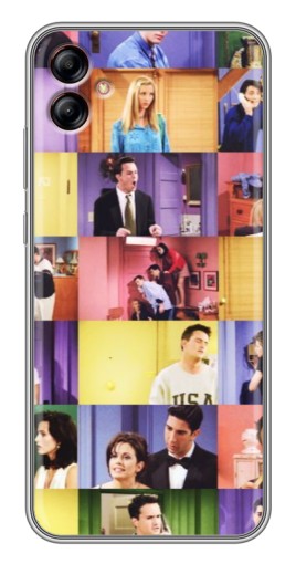 Чехол с печатью "Актеры Друзья" для Samsung Galaxy A04e (A042)