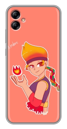 Чехол с картинкой "Amber с огоньком" для Samsung Galaxy A04e (A042)