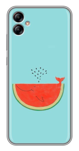 Силиконовый чехол с изображением "Арбуз кит" для Samsung Galaxy A04e (A042)