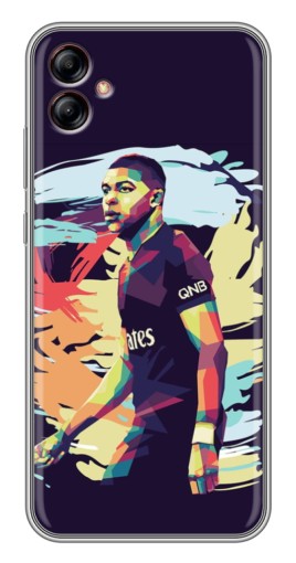 Силиконовый чехол с изображением "ART Mbappe" для Samsung Galaxy A04e (A042)