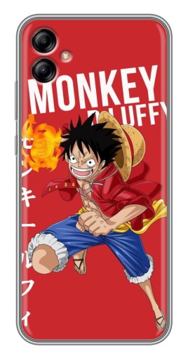 Силиконовый чехол с изображением "Атакующий D Luffy" для Samsung Galaxy A04e (A042)