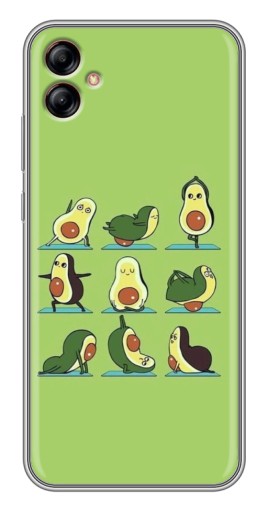 Чехол с картинкой "Авокадо Йога" для Samsung Galaxy A04e (A042)
