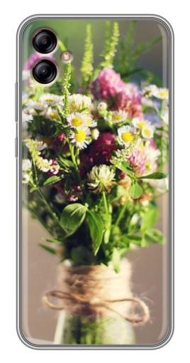Силиконовый чехол с изображением "Букет полевых цветов" для Samsung Galaxy A04e (A042)