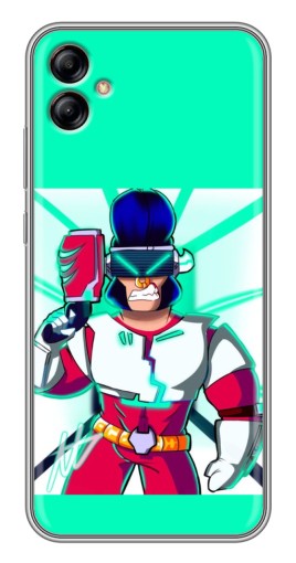 Чехол с картинкой "Булл в очках" для Samsung Galaxy A04e (A042)