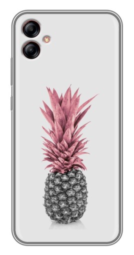 Чехол с картинкой "Чёрно-белый ананас" для Samsung Galaxy A04e (A042)
