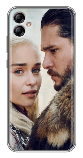 Силиконовый чехол с изображением "Дейнерис и Сноу" для Samsung Galaxy A04e (A042)
