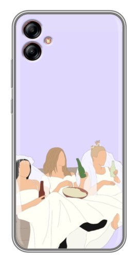 Силиконовый чехол с изображением "Девушки Друзья" для Samsung Galaxy A04e (A042)