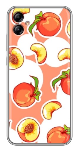 Силиконовый чехол с изображением "Дольки персиков" для Samsung Galaxy A04e (A042)